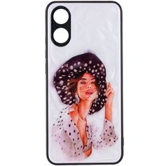 TPU+PC чохол Prisma Ladies для Oppo A38 / A18 Girl in a hat