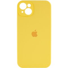 Уценка Чехол Silicone Case Full Camera Protective (AA) для Apple iPhone 14 (6.1") Эстетический дефект / Желтый / Yellow