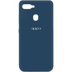 Чохол Silicone Cover My Color Full Protective (A) для Oppo A5s / Oppo A12 Синій / Navy blue