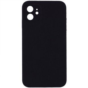 Чохол Silk Square Full Camera Protective (AA) NO LOGO для Apple iPhone 11 (6.1") Чорний / Black