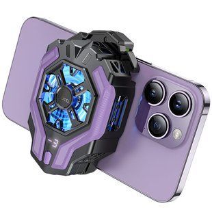 Охлаждающий кулер для мобильного телефона Hoco GM26 Ambitious Black purple