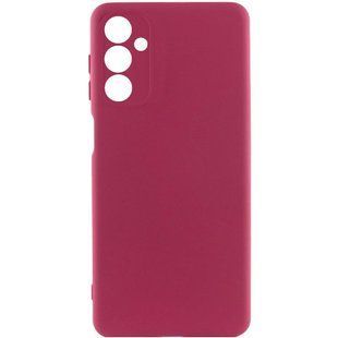 Чехол Silicone Cover Ummi Lakshmi Full Camera (AA) для Samsung Galaxy A34 5G Бордовый / Marsala