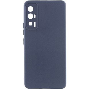 Чехол Silicone Cover Lakshmi Full Camera (A) для Xiaomi Poco F5 Pro Синий / Midnight Blue