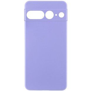 Чехол Silicone Cover Lakshmi Full Camera (AAA) для Google Pixel 7 Pro Сиреневый / Dasheen