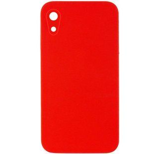 Чехол Silk Square Full Camera Protective (AA) NO LOGO для Apple iPhone XR (6.1") Красный / Red