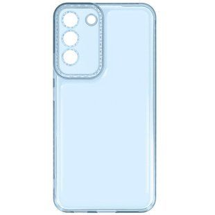 Чехол TPU Starfall Clear для Samsung Galaxy S22+ Голубой