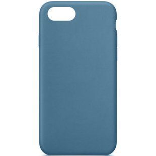 Чехол Silicone Case Full Protective (AA) NO LOGO для Apple iPhone 16e / 17e (6.1") Синий / Blue Jay