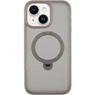 Чехол Ummi Colorful with Magnetic Fit HQ Ring для Apple iPhone 15 (6.1") Grey