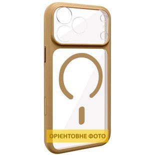Чехол TPU+PC GETMAN Moon Clear with MagSafe для Apple iPhone 13 Pro Max (6.7") Brown