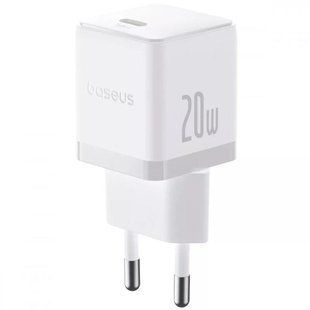 СЗУ Baseus Palm Fast Charger 20W (1USB-C) (P10111602) Moon White