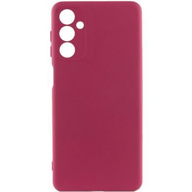 Чохол Silicone Cover Ummi Lakshmi Full Camera (AA) для Samsung Galaxy A34 5G Бордовий / Marsala