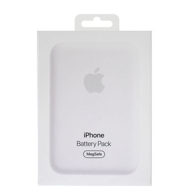 Портативное зарядное устройство Power Bank MagSafe Battery с БЗУ 1460 mAh for Apple (АА) (box) White