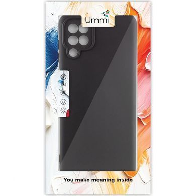 Чохол Silicone Cover Ummi Lakshmi Full Camera (AA) для Samsung Galaxy A12 Чорний / Black