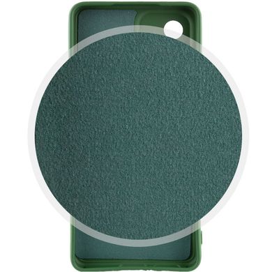 Чохол Silicone Cover Lakshmi Full Camera (A) для Xiaomi Redmi 12 Зелений / Dark green
