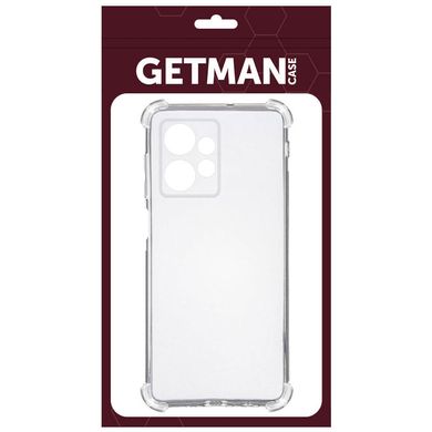 TPU чехол GETMAN Ease logo усиленные углы для Xiaomi Redmi Note 13 Pro 4G Бесцветный (прозрачный)