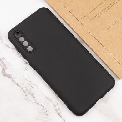 Чехол TPU GETMAN Liquid Silk Full Camera для Samsung Galaxy A50 (A505F) / A50s / A30s Черный / Black