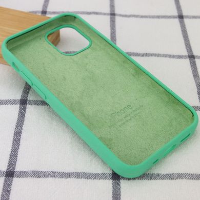 Чохол Silicone Case Full Protective (AA) для Apple iPhone 14 (6.1") Зелений / Spearmint