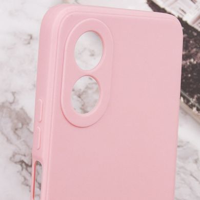 Силиконовый чехол Candy Full Camera для Oppo A58 4G Розовый / Pink Sand