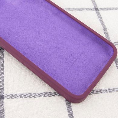 Чехол Silk Square Full Camera Protective (AA) NO LOGO для Apple iPhone XR (6.1") Бордовый / Maroon