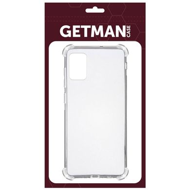TPU чохол GETMAN Ease logo посилені кути для Samsung Galaxy A71 Безбарвний (прозорий)