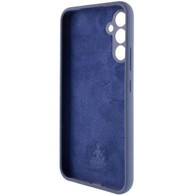 Чехол Silicone Cover Lakshmi Full Camera (AAA) with Logo для Samsung Galaxy S25 FE Темно-синий / Midnight blue