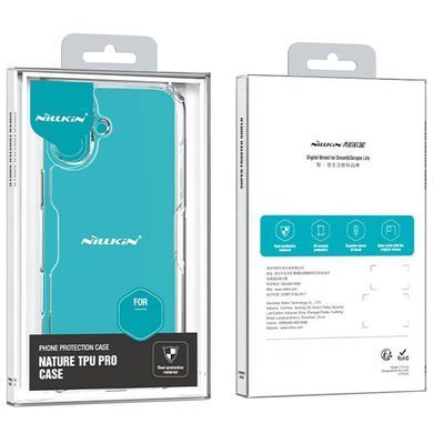 TPU чехол Nillkin Nature Pro Series для Apple iPhone 17 (6.3") Бесцветный (прозрачный)