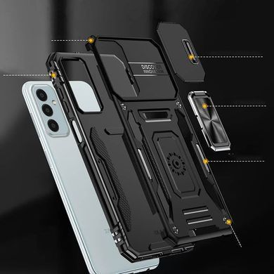 Ударостійкий чохол Camshield Army Ring для Samsung Galaxy A25 5G Чорний / Black