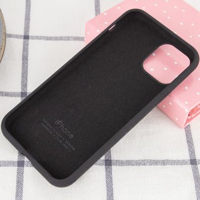 Уценка Чехол Silicone Case Full Protective (AA) для Apple iPhone 12 Pro Max (6.7") Эстетический дефект / Черный / Black