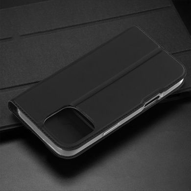 Чехол-книжка Dux Ducis с карманом для визиток для Apple iPhone 16 Pro (6.3") Черный