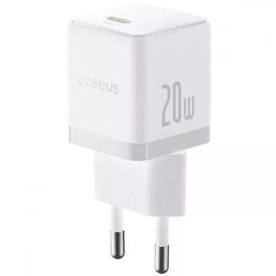 СЗУ Baseus Palm Fast Charger 20W (1USB-C) (P10111602) Moon White