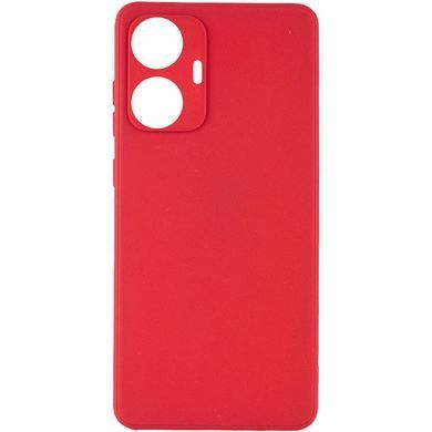 Силиконовый чехол Candy Full Camera для Realme C55 Красный / Camellia