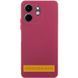 Чехол TPU GETMAN Liquid Silk Full Camera для Motorola Moto G86 5G Бордовый / Marsala