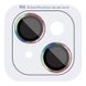 Захисне скло Metal Classic на камеру (в упак.) для Apple iPhone 15 (6.1") / 15 Plus (6.7") Бузковий / Rainbow фото 1