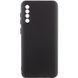 Чехол TPU GETMAN Liquid Silk Full Camera для Samsung Galaxy A50 (A505F) / A50s / A30s Черный / Black фото 1