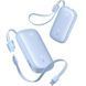 Портативний ЗП Power Bank Baseus EnerFill FC21 Qpow 3 Ultra 22.5W with cable 20000 mAh (PPFLS) Galaxy Blue фото 2