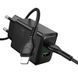 СЗУ Hoco N71 Nuevo PD30W+QC3.0 (1USB-A/1C) + кабель Type-C to Lightning Black фото 3