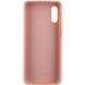 Чехол Silicone Cover Full Protective (AA) для Samsung Galaxy A02 Розовый / Pink Sand фото 2