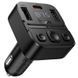 АЗУ FM модулятор Hoco E87 Delta 35W (1USB-A/1C) Black фото 1