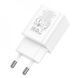 СЗУ Hoco N28 Founder PD20W+QC3.0 (1USB-A/1C) White фото 2