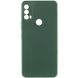 Чохол Silicone Cover Lakshmi Full Camera (AAA) для Motorola Moto E40 Зелений / Cyprus Green