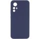 Чехол Silicone Cover Lakshmi Full Camera (AAA) для Xiaomi Redmi Note 12S Темно-синий / Midnight blue фото 1