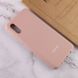 Чехол Silicone Cover Full Protective (AA) для Samsung Galaxy A02 Розовый / Pink Sand фото 6