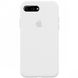 Чехол Silicone Case Full Protective (AA) для Apple iPhone 7 plus / 8 plus (5.5") Белый / White фото 1