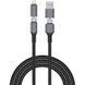 Дата кабель WIWU C077 Cyberlink Type-C to Lightning 27W (1m) Silver фото 2