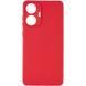 Силиконовый чехол Candy Full Camera для Realme C55 Красный / Camellia фото 1