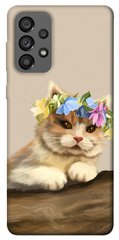 Чохол itsPrint Cat in flowers для Samsung Galaxy A73 5G