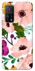 Чехол itsPrint Акварельные цветы для Xiaomi Mi 10T