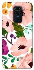 Чехол itsPrint Акварельные цветы для Xiaomi Redmi Note 9 / Redmi 10X