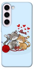 Чохол itsPrint Два коти Love для Samsung Galaxy S23+