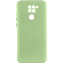 Чохол Silicone Cover Lakshmi Full Camera (A) для Xiaomi Redmi Note 9 / Redmi 10X Зелений / Pistachio